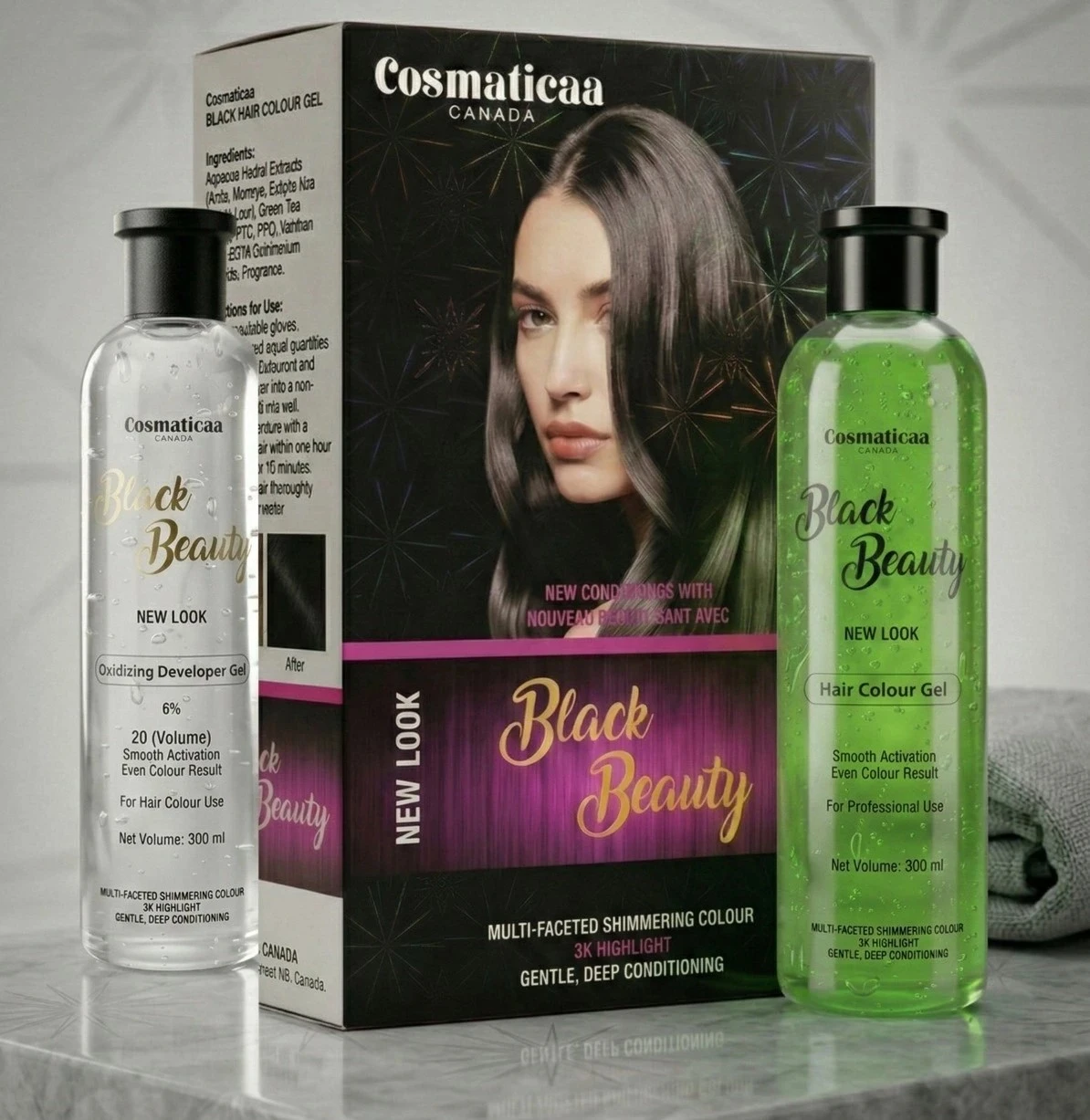 Cosmaticaa black Beauty Hair Gel - Image 4